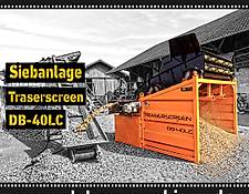 DB Engineering Traserscreen DB-40LC Siebanlage | Flachdecksieb | Siebbox | Galabau | 1630kg