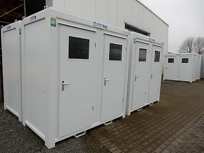 Containex Doppel- SanitärContainer Box 8Fuß