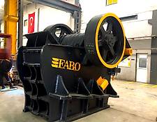 Fabo CLK-110 SERIES 180-320 TPH PRIMARY JAW CRUSHER STOCK