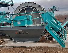 Constmach sand washer New System Bucket Wheel Washer For Sale